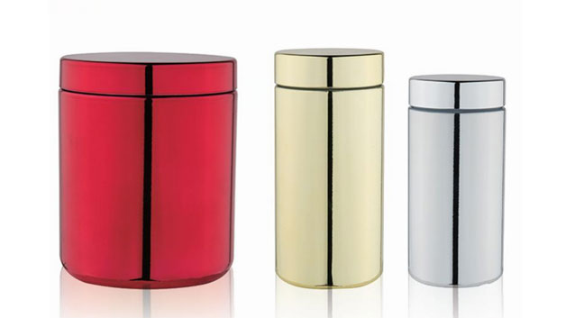 Boîte métallique ronde